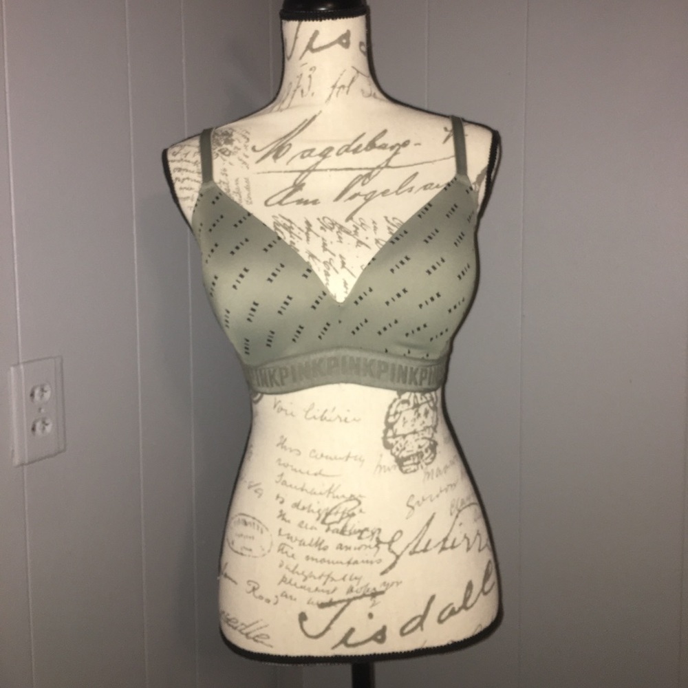 Army Green PINK Bra